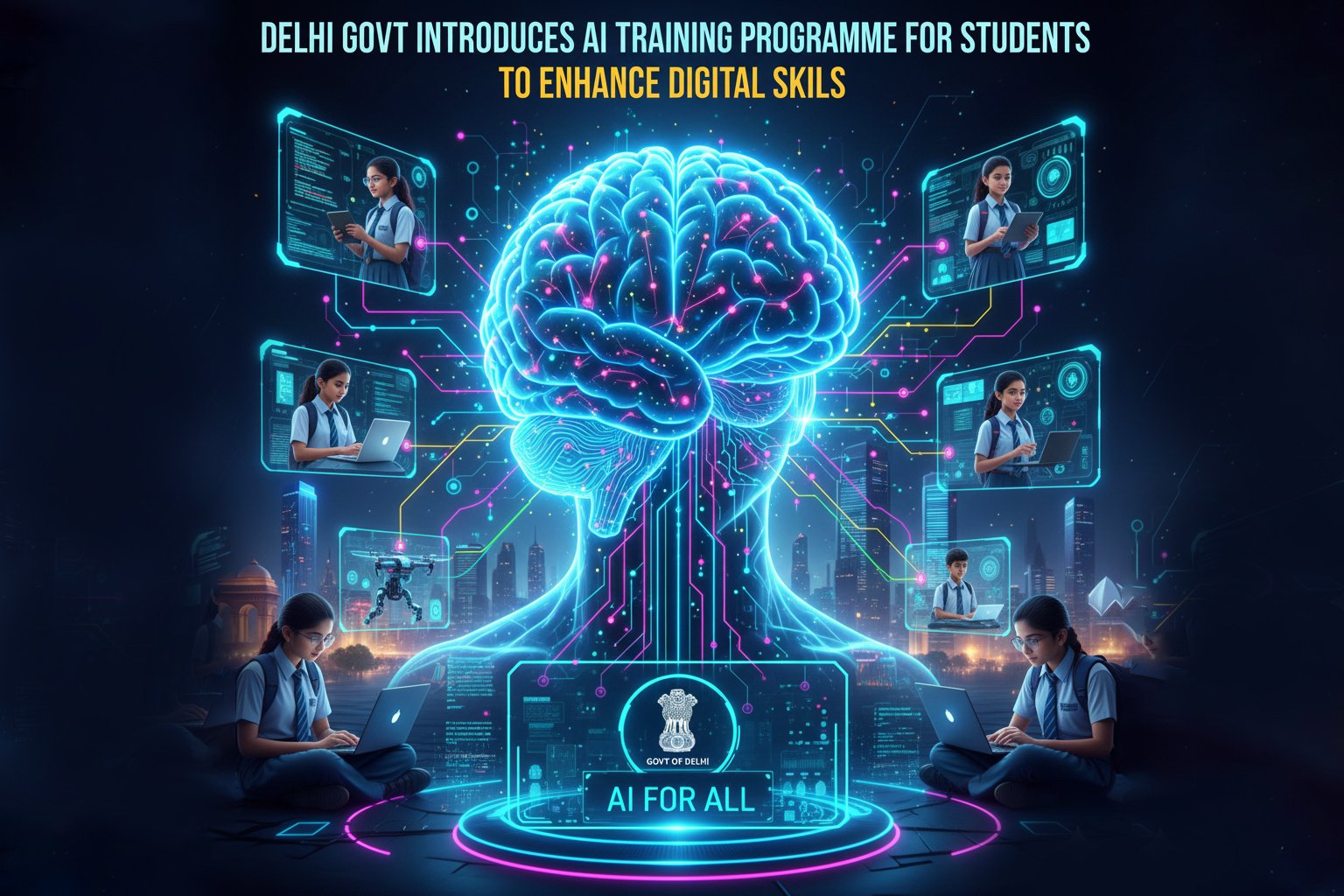 Delhi Govt Introduces Ai Training Programme For Students To Enhance Digital Skills