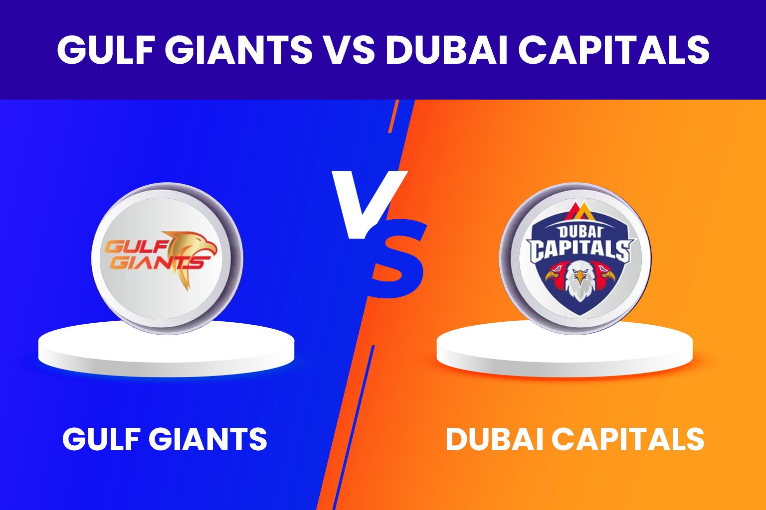 Gulf Giants vs Dubai Capitals