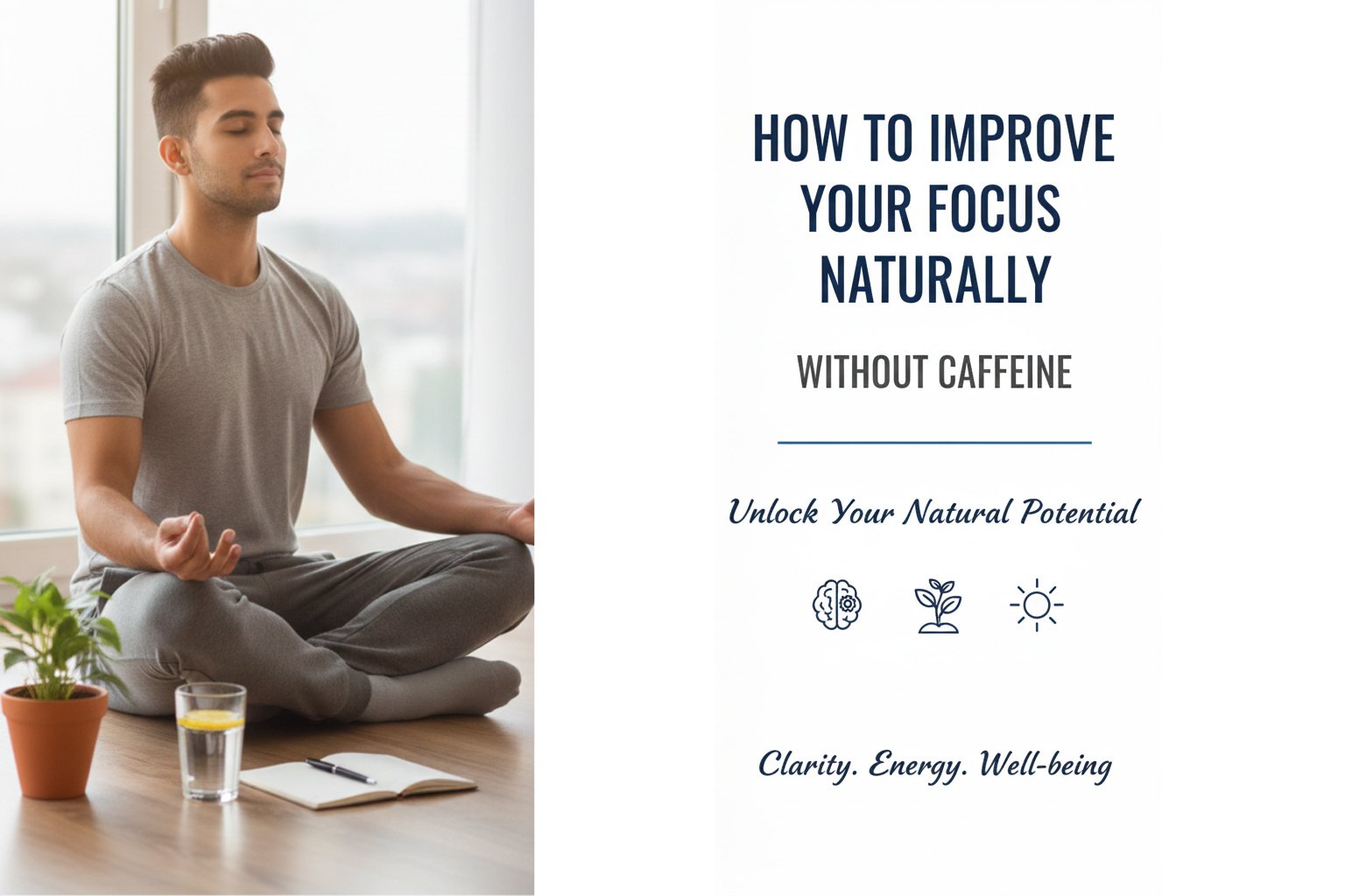 How to Improve Your Focus Naturally Without Caffeine