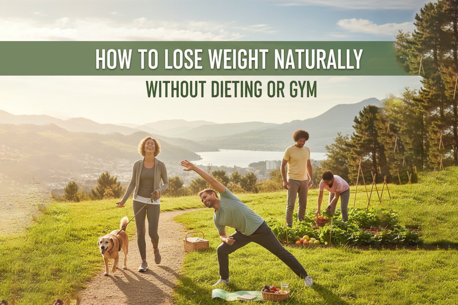 How to Lose Weight Naturally Without Dieting or Gym