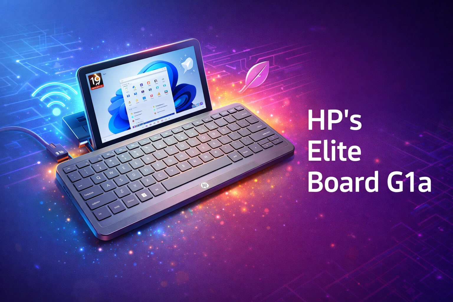 HP’s EliteBoard G1a_ The Ground-Breaking Ryzen-Powered Windows 11 PC in a Membrane Keyboard