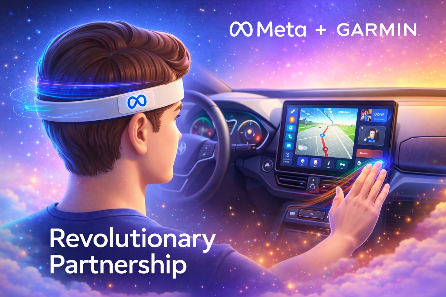 Revolutionary Partnership_ Use Meta's Neural Band to Control Car Screens with Garmin's Advanced Technology